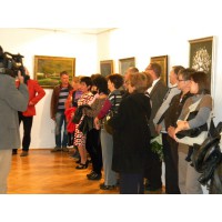Dr. Bobula Zsuzsanna kiállításmegnyitója - Könyvtári összefogás hete 2013 (3)